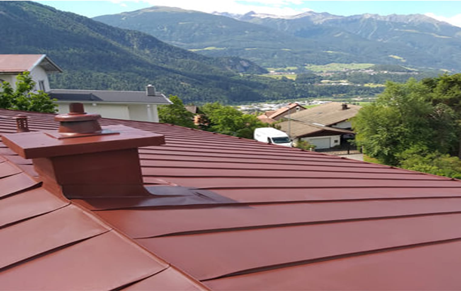 Referenz Blechdach – Korrosionsschutzsystem von Fröwis